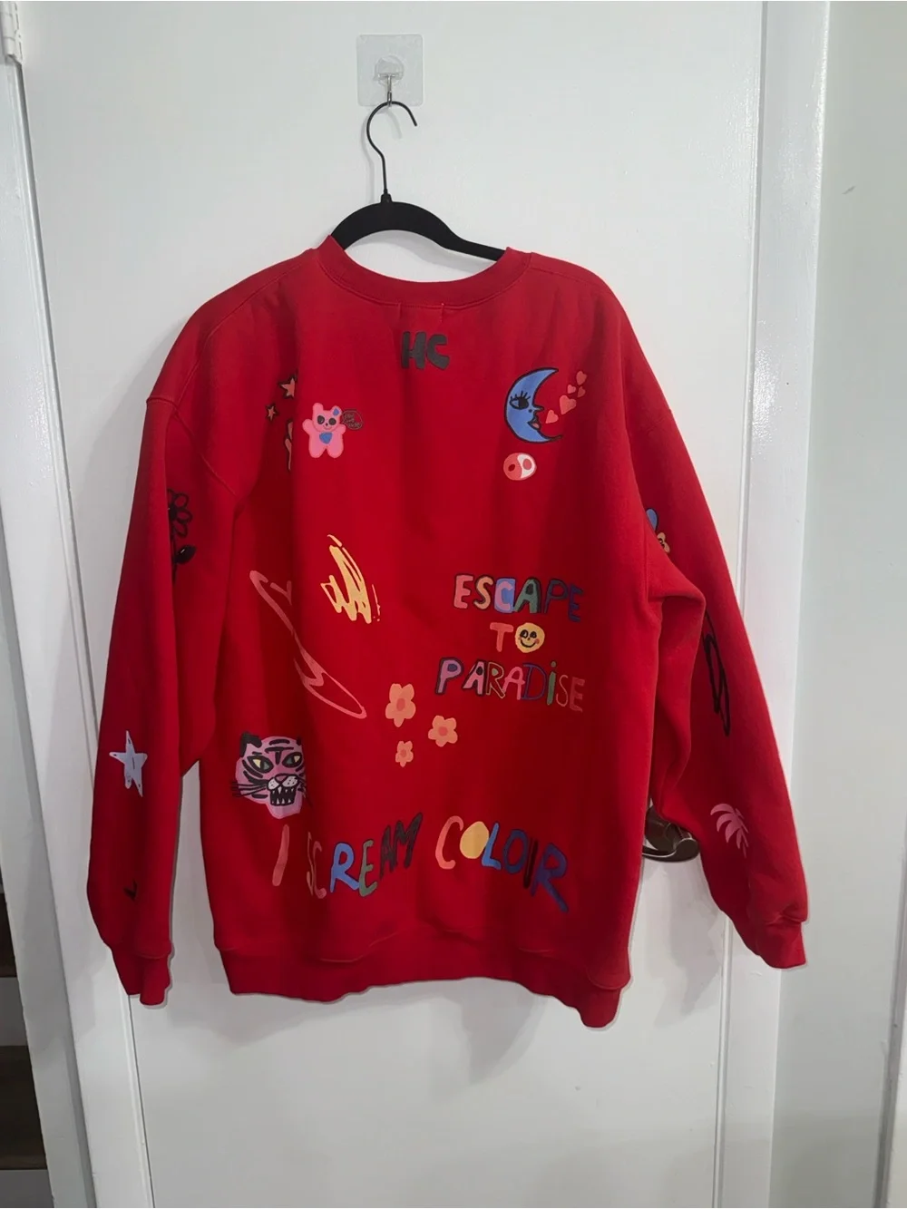 Mayfair Group x ISCREAMCOLOUR "Somebody Loves You" crewneck RARE $128 Size L/XL - Picture 8 of 8